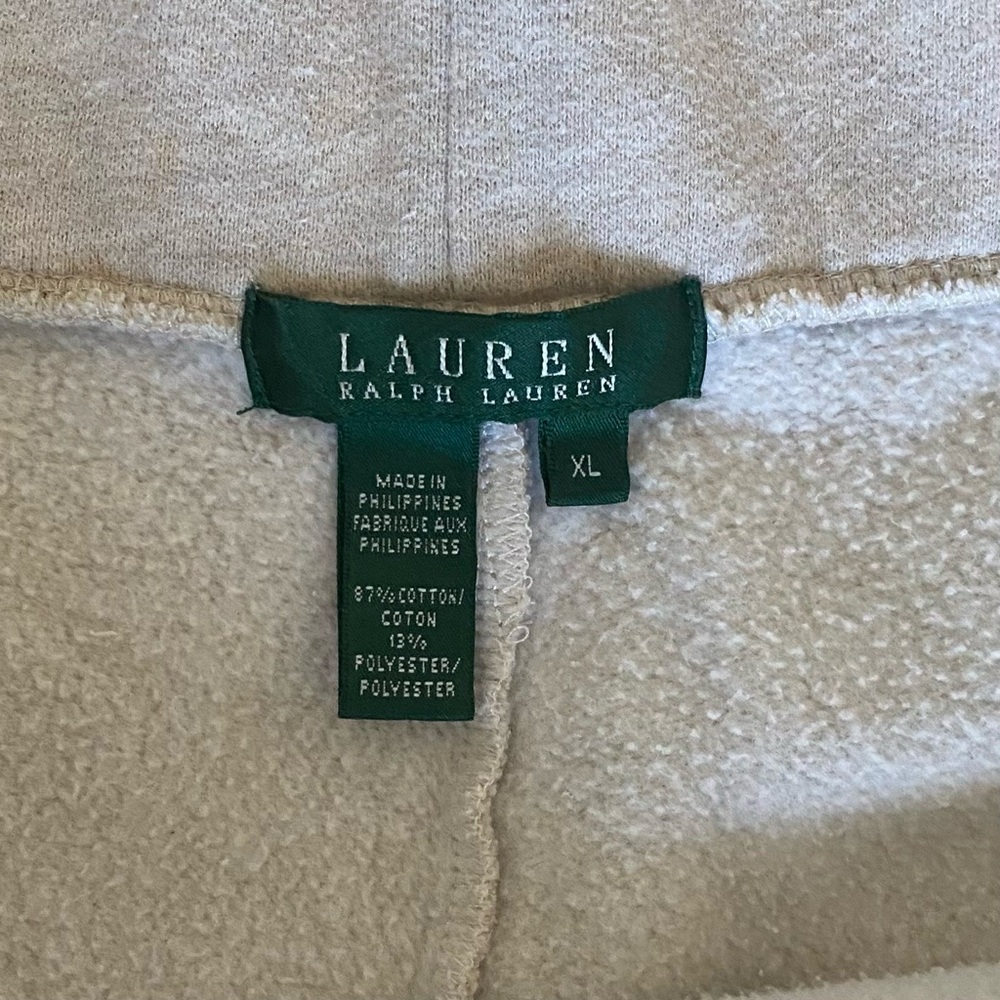 Ralph Lauren Beige Fleece-Lined Pants - Picture 5 of 7
